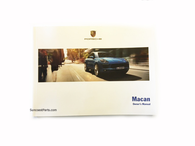 Owners Manual Book - Macan : Suncoast Porsche Parts & Accessories